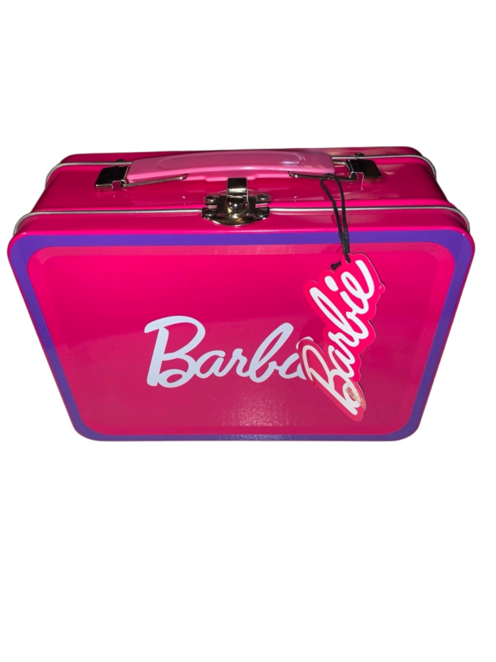 Barbie Pink & Purple Cookie Tin Gift Set One Size